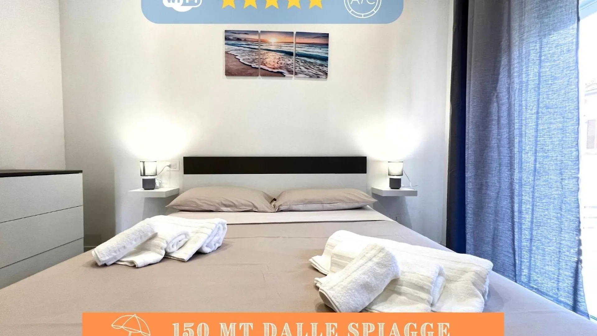 Апартаменты Federica'S House Rimini 150 Mt Dal Mare